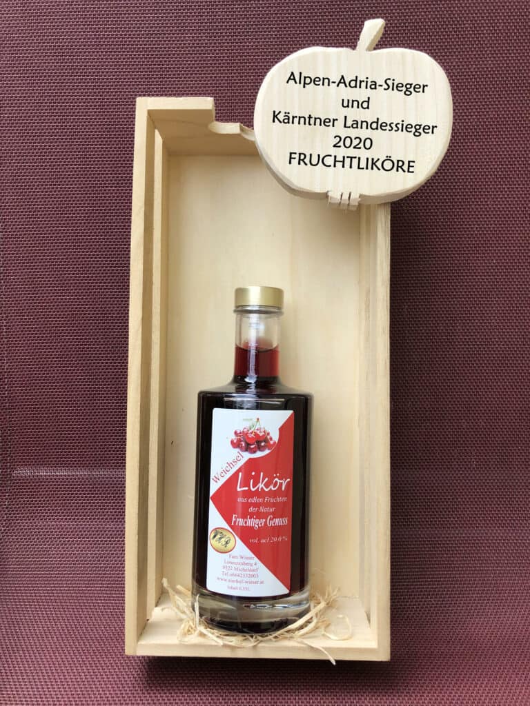 Alpen-Adria Sieger und Kärntner Landessieger Fruchtliköre